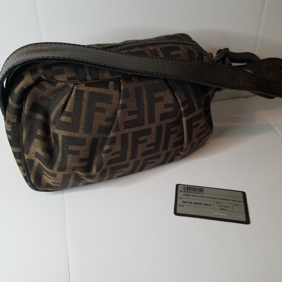 Authentic Fendi Mini Borsa Zucca Bag - Picture 8 of 10